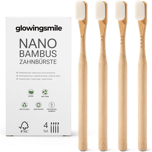 Glowingsmile™ Bambuszahnbürste [4er Set]