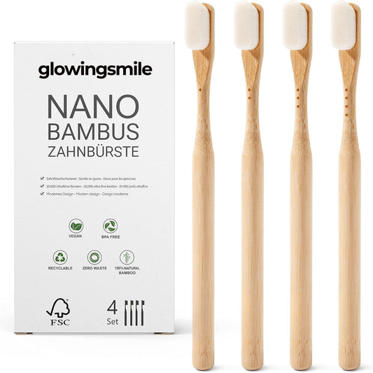 Glowingsmile™ Bambuszahnbürste [4er Set]